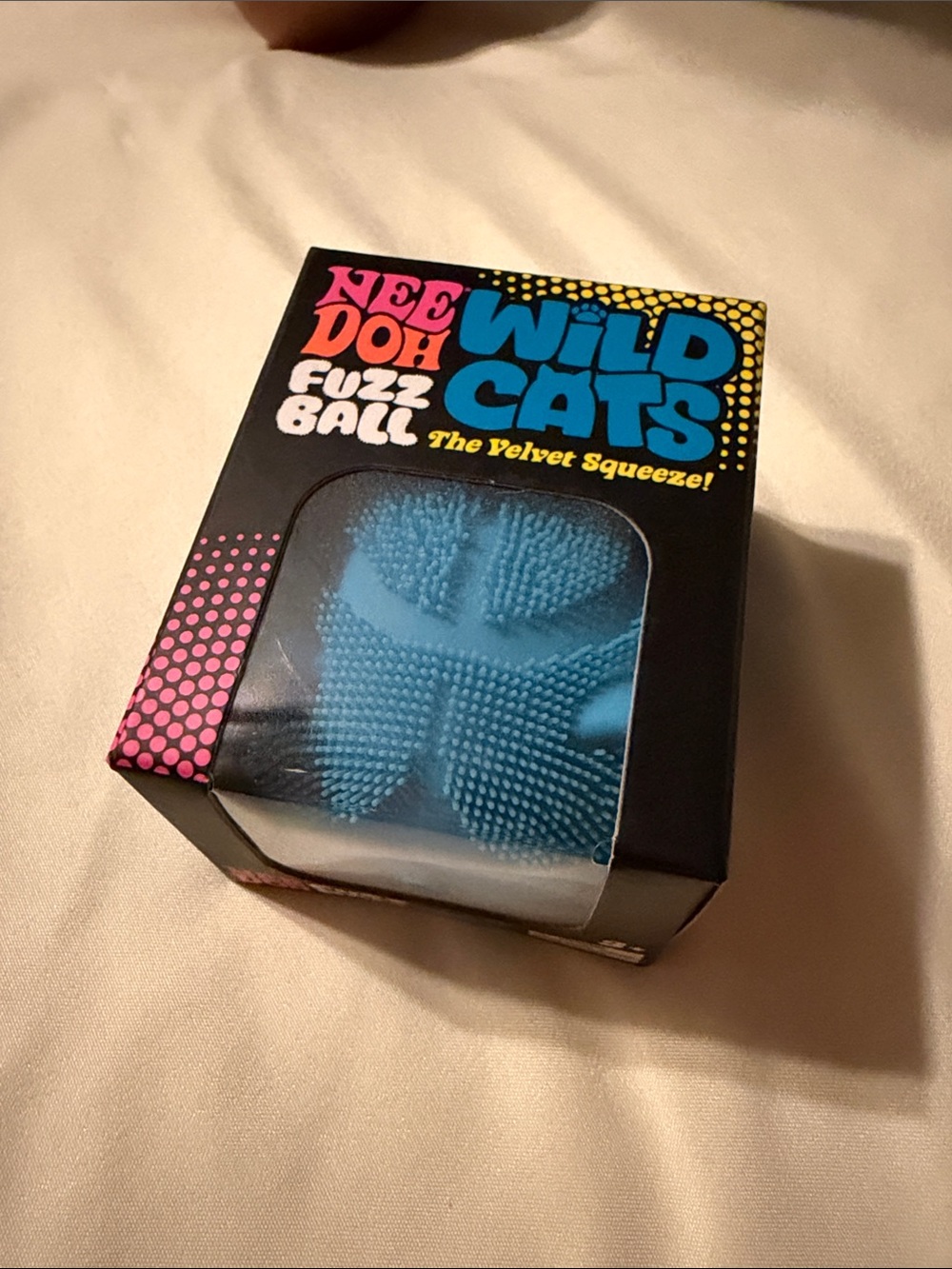 Wild Cats Fuzz Ball Cat Toy - Blue